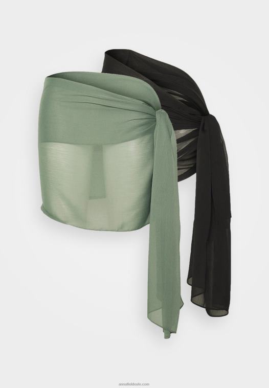 Anna Field kvinner 2 pakke strandtilbehør khaki/svart P266L750