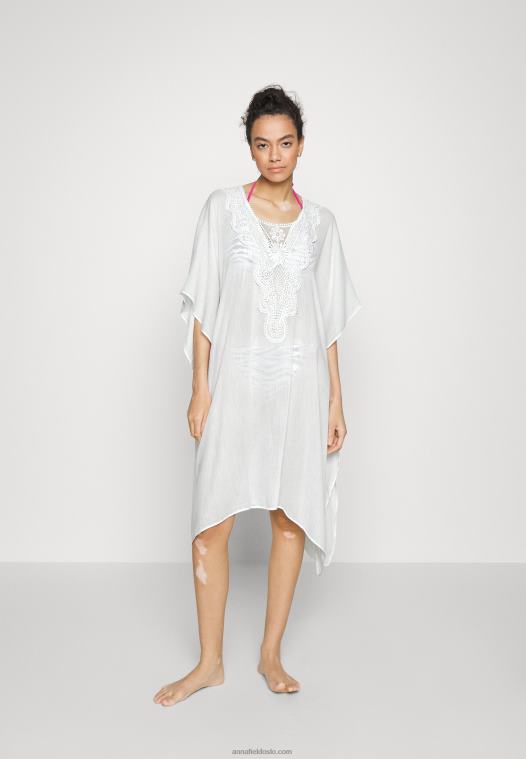 Anna Field kvinner strandtilbehør hvit P266L742