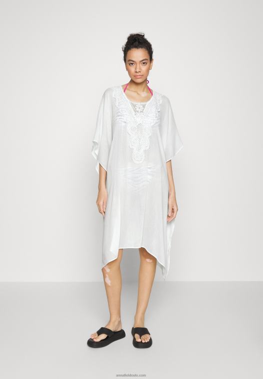 Anna Field kvinner strandtilbehør hvit P266L742