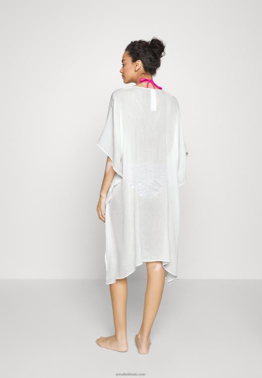 Anna Field kvinner strandtilbehør hvit P266L742