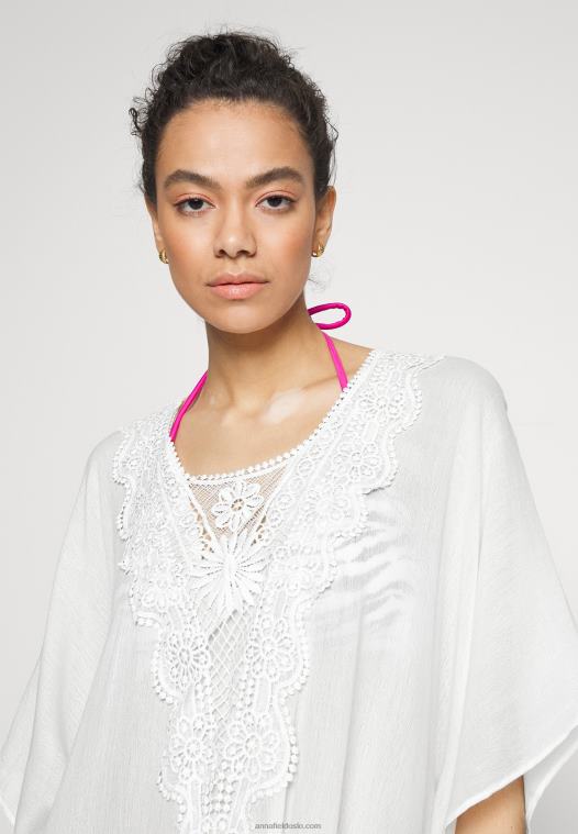 Anna Field kvinner strandtilbehør hvit P266L742