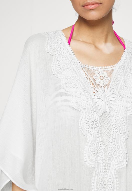 Anna Field kvinner strandtilbehør hvit P266L742