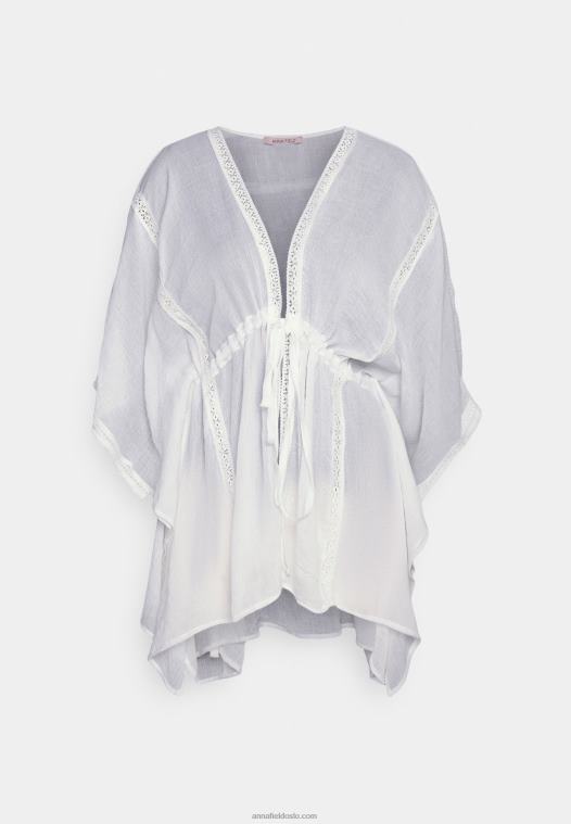 Anna Field kvinner strandtilbehør hvit P266L746