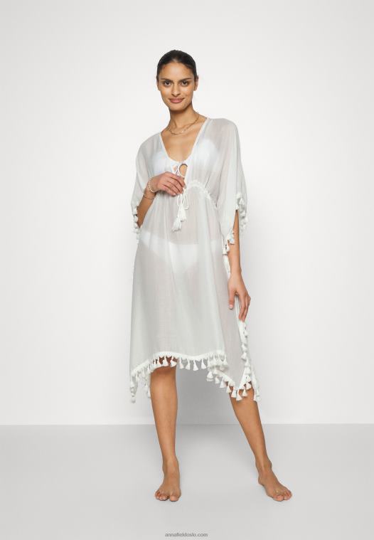 Anna Field kvinner strandtilbehør hvit P266L749