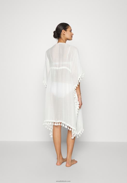 Anna Field kvinner strandtilbehør hvit P266L749