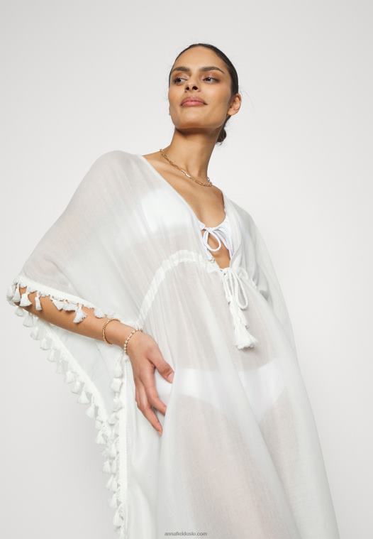 Anna Field kvinner strandtilbehør hvit P266L749