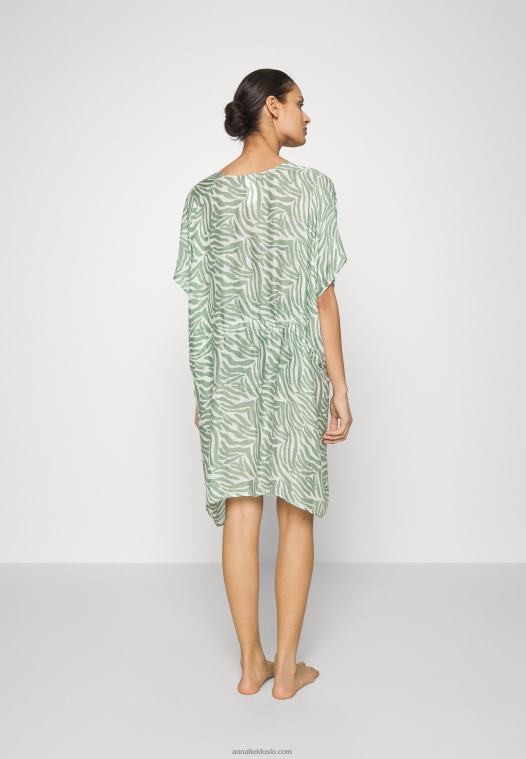 Anna Field kvinner strandtilbehør khaki/off-white P266L753