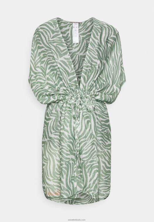 Anna Field kvinner strandtilbehør khaki/off-white P266L753