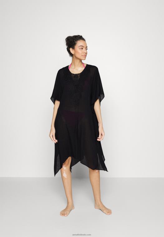 Anna Field kvinner strandtilbehør svart P266L743