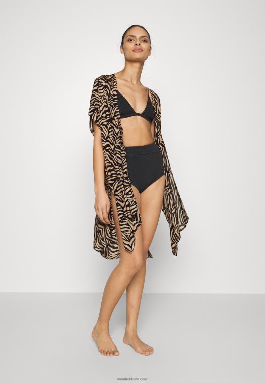 Anna Field kvinner strandtilbehør svart/brun P266L745