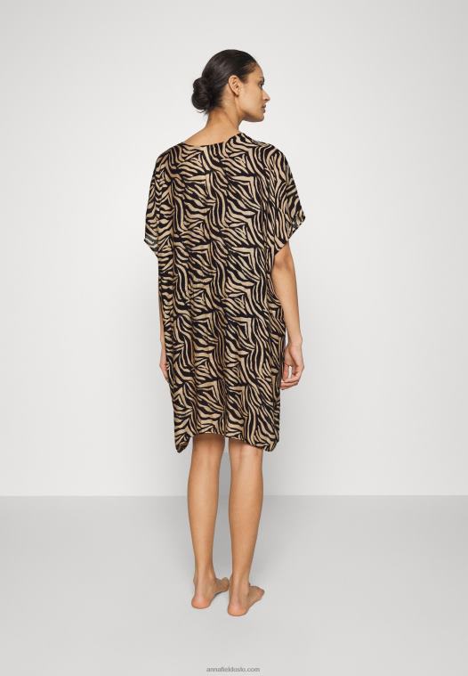 Anna Field kvinner strandtilbehør svart/brun P266L745