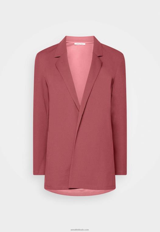 Anna Field kvinner kort pels rød P266L714