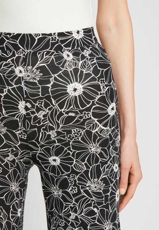 Anna Field kvinner bukse svart/hvit P266L624