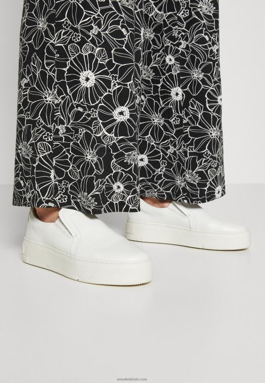 Anna Field kvinner bukse svart/hvit P266L624