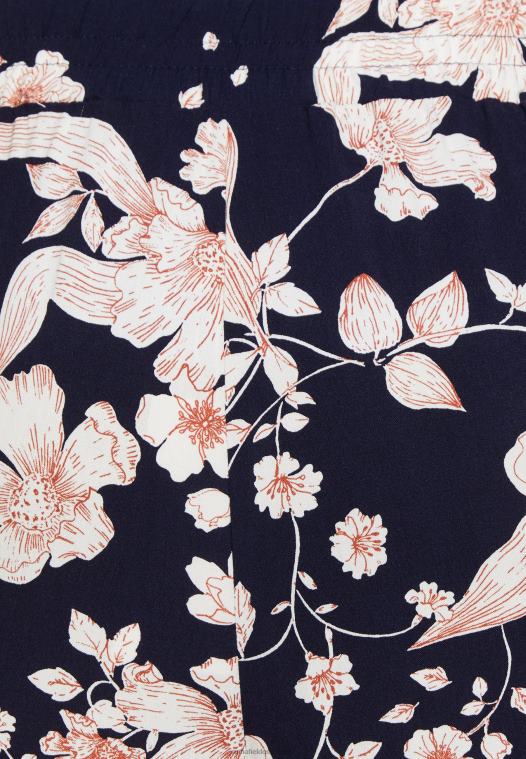 Anna Field kvinner bukse svart/off white/flerfarget P266L619