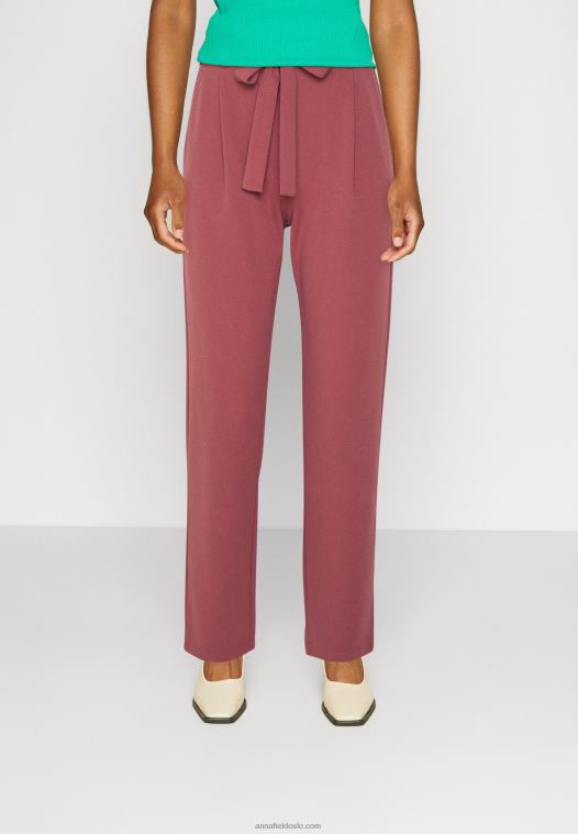 Anna Field kvinner bukser lys rosa P266L631