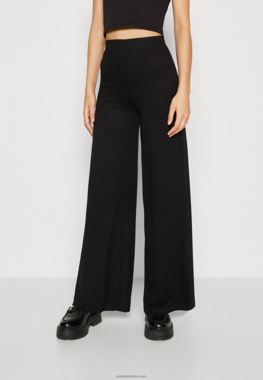 Anna Field kvinner bukser svart P266L605