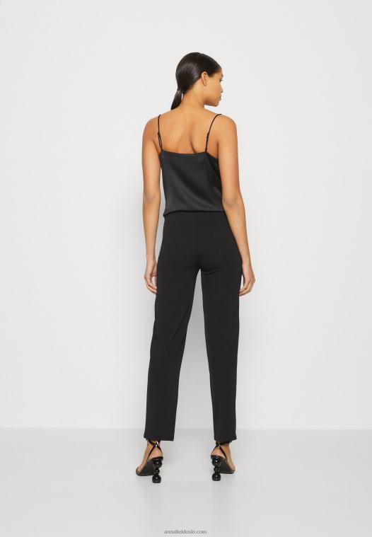 Anna Field kvinner bukser svart P266L610