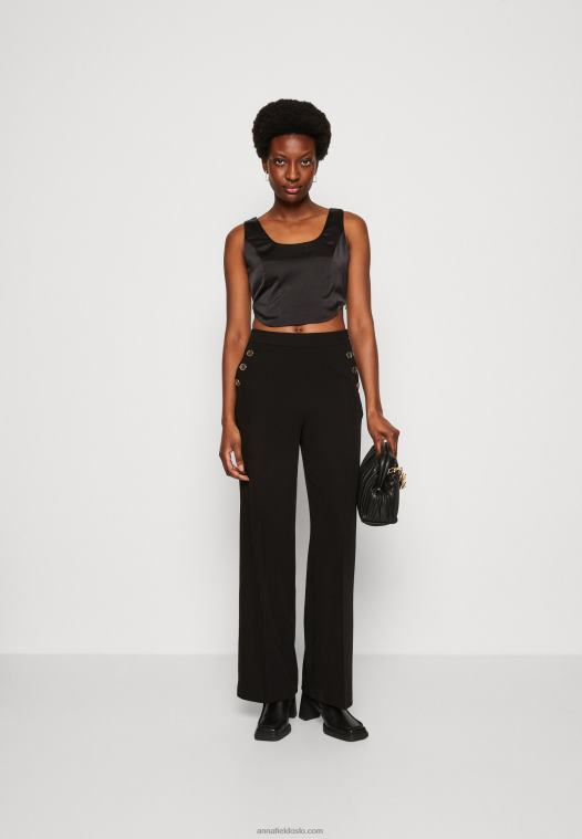 Anna Field kvinner bukser svart P266L618