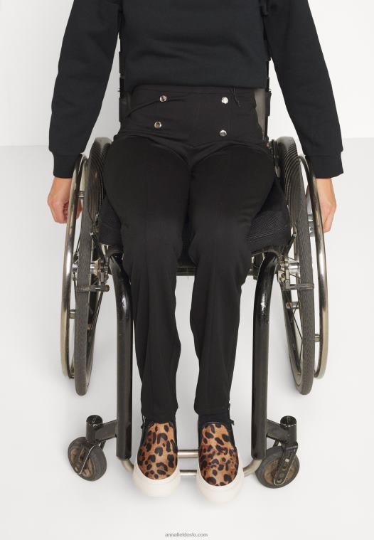 Anna Field kvinner bukser svart P266L639