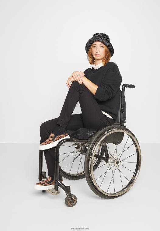 Anna Field kvinner bukser svart P266L639