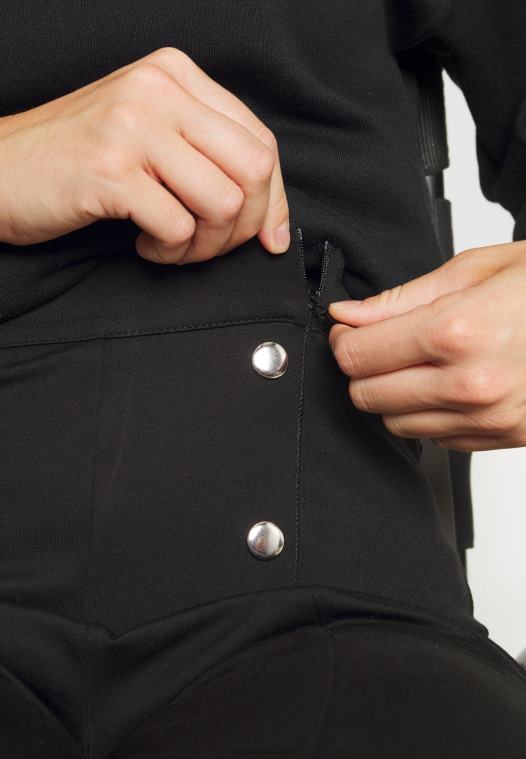 Anna Field kvinner bukser svart P266L639