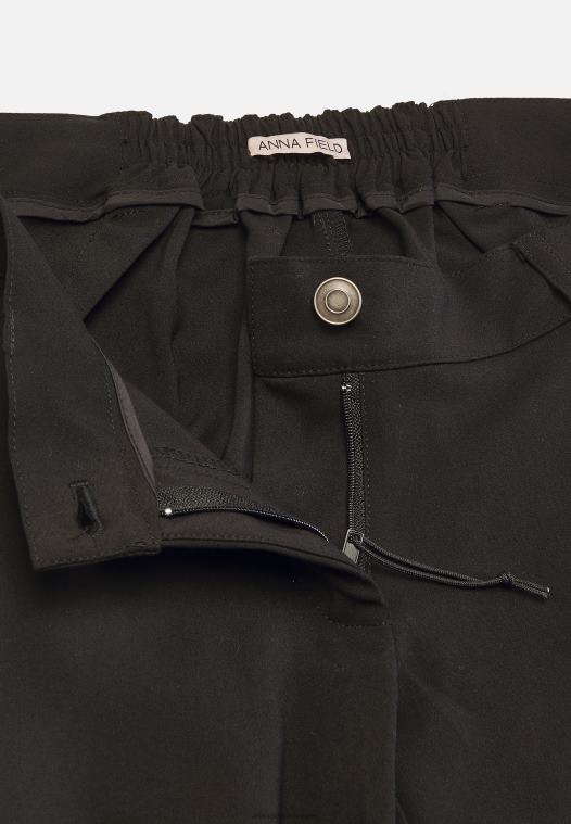 Anna Field kvinner bukser svart P266L642