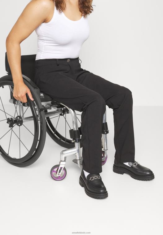 Anna Field kvinner bukser svart P266L642