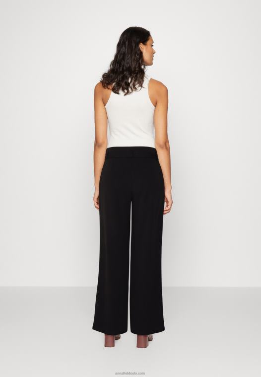 Anna Field kvinner bukser svart P266L646