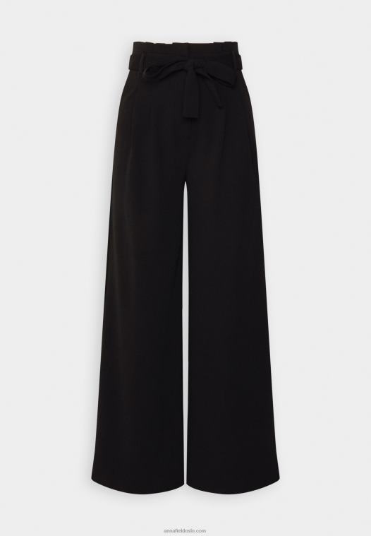 Anna Field kvinner bukser svart P266L646