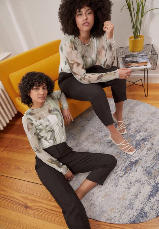 Anna Field kvinner chinos svart P266L597