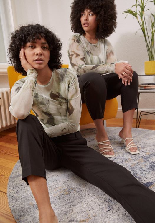 Anna Field kvinner chinos svart P266L597