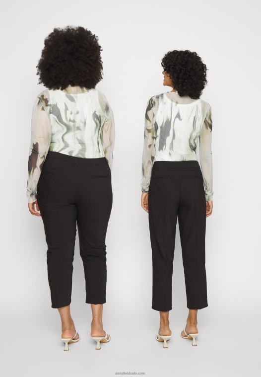 Anna Field kvinner chinos svart P266L597