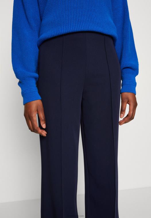 Anna Field kvinner mørkeblå bukser P266L617