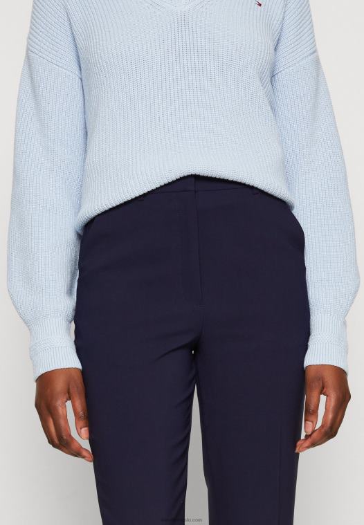 Anna Field kvinner mørkeblå bukser P266L626