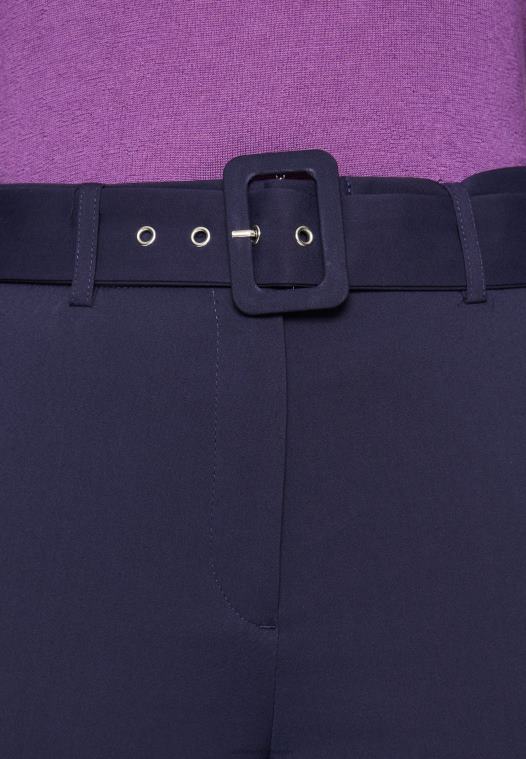 Anna Field kvinner mørkeblå bukser P266L629