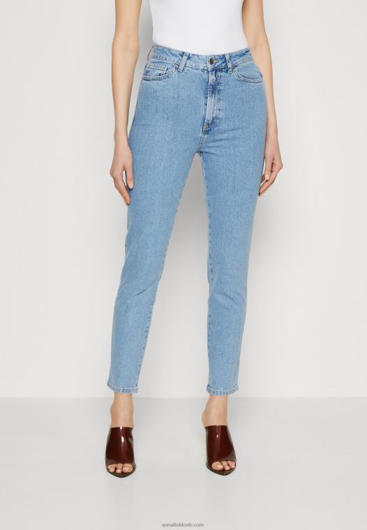 Anna Field kvinner slim fit jeans lyseblå denim P266L663