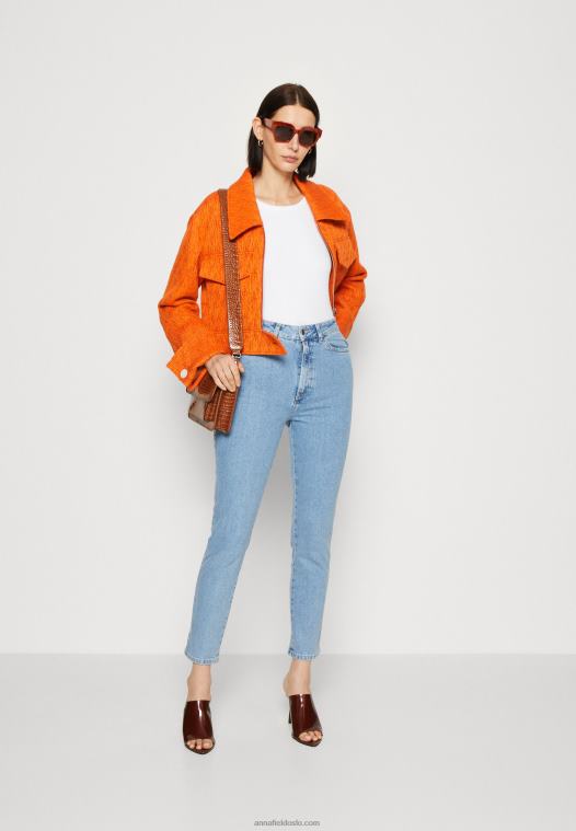 Anna Field kvinner slim fit jeans lyseblå denim P266L663