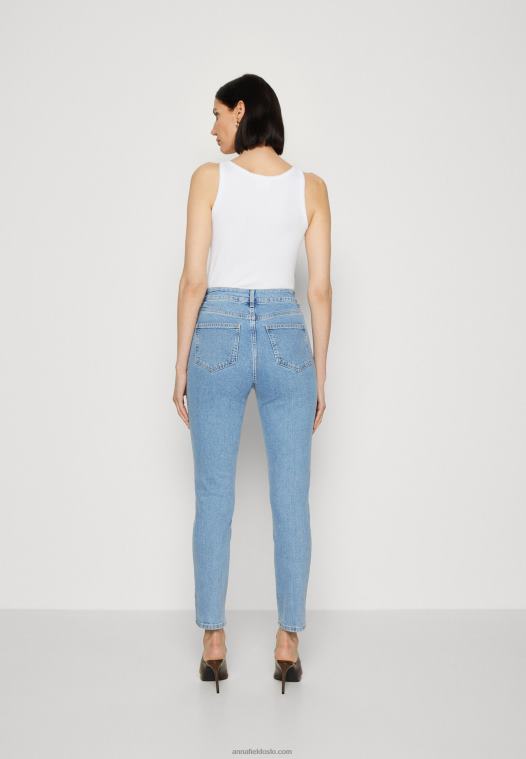 Anna Field kvinner slim fit jeans lyseblå denim P266L663