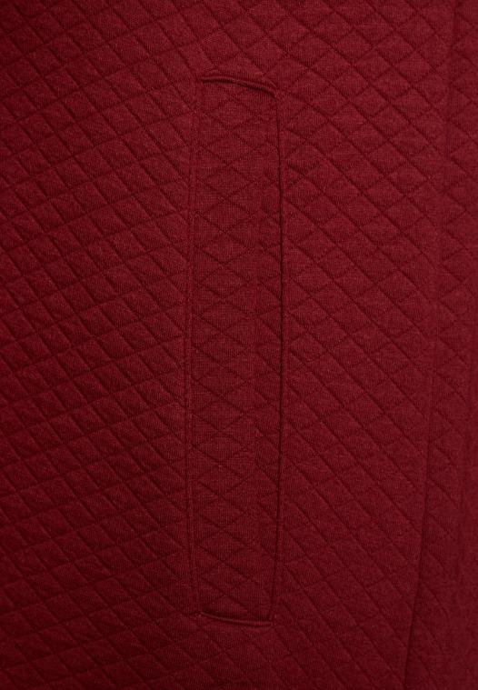 Anna Field kvinner bordeaux genser med glidelås P266L735