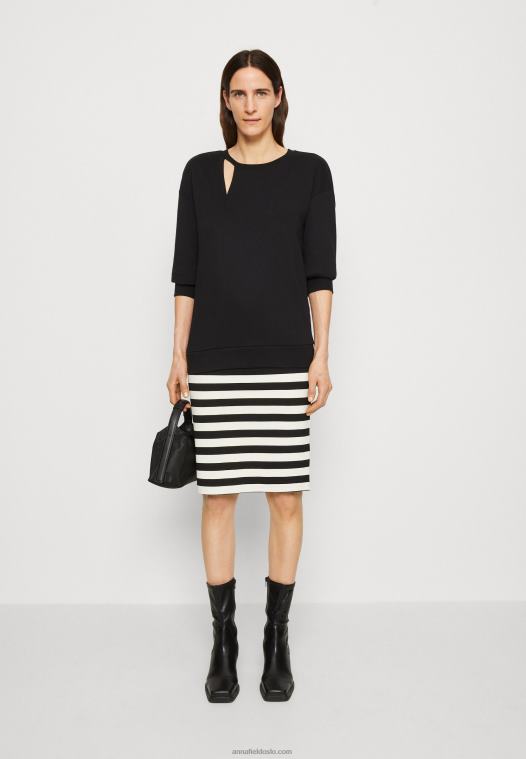 Anna Field kvinner genser svart P266L764