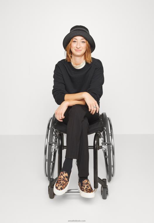 Anna Field kvinner genser svart P266L765