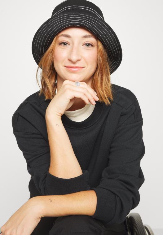 Anna Field kvinner genser svart P266L765