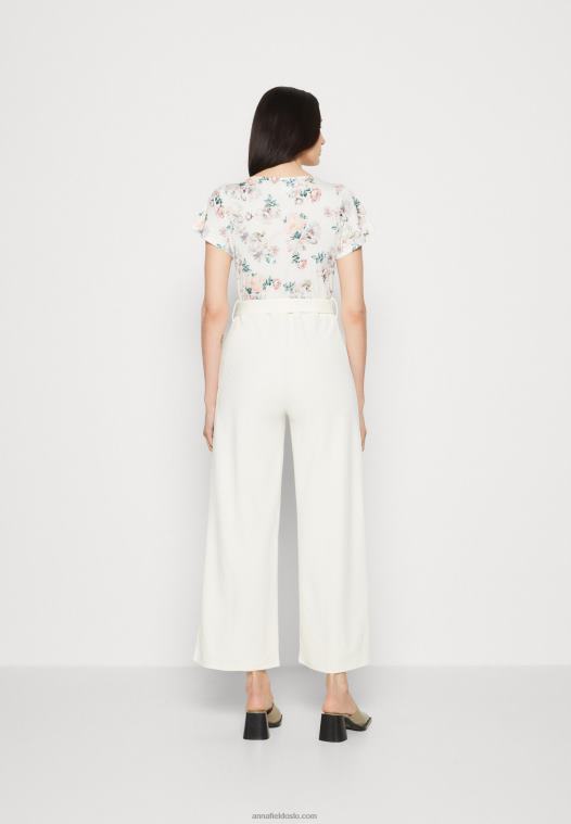 Anna Field kvinner jumpsuit beige/hvit P266L880