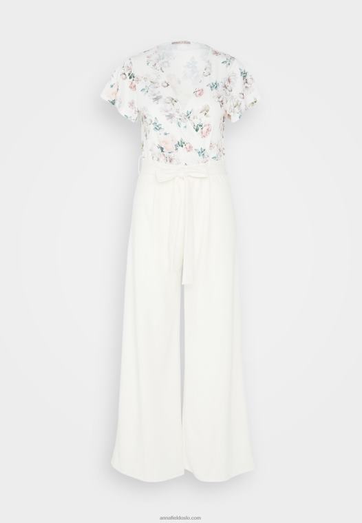 Anna Field kvinner jumpsuit beige/hvit P266L880