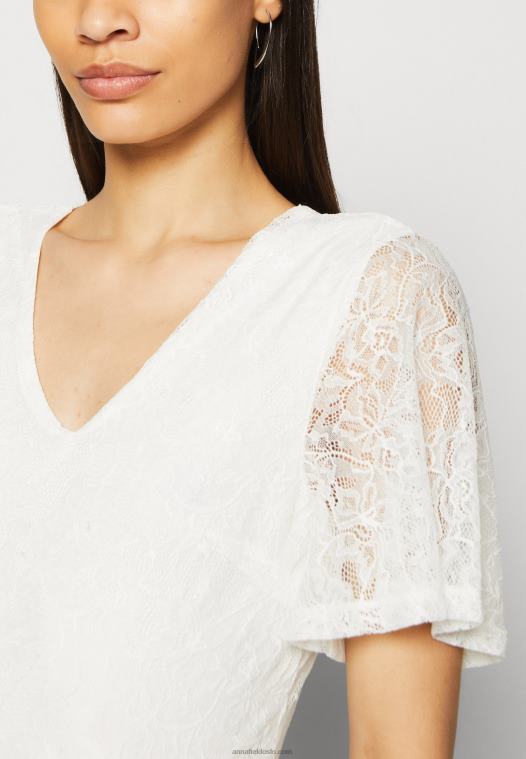 Anna Field kvinner jumpsuit hvit/svart P266L865