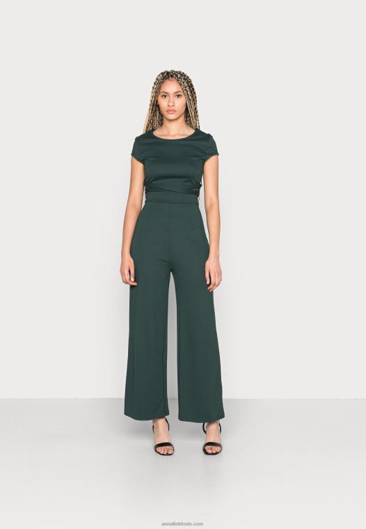 Anna Field kvinner jumpsuit mørkegrønn P266L870