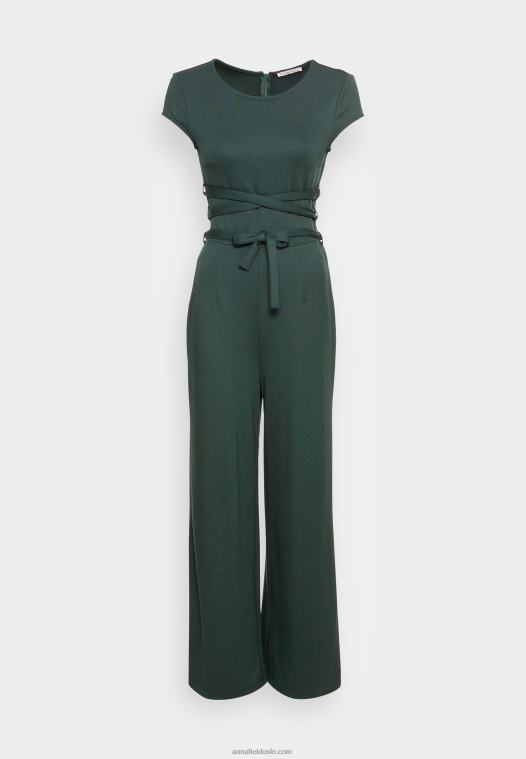 Anna Field kvinner jumpsuit mørkegrønn P266L870