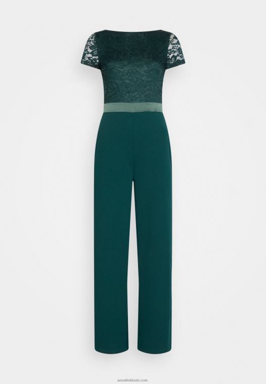 Anna Field kvinner jumpsuit mørkegrønn P266L890