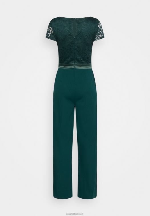Anna Field kvinner jumpsuit mørkegrønn P266L890